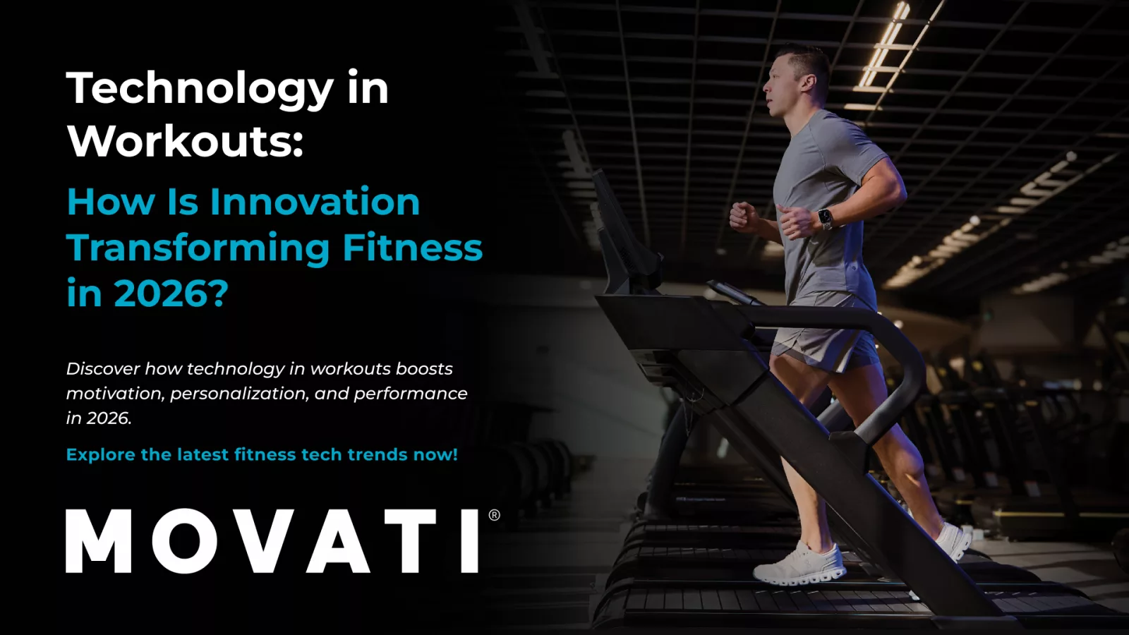 Man using a treadmill with advanced features, showcasing technology in workouts for enhanced fitness experiences.